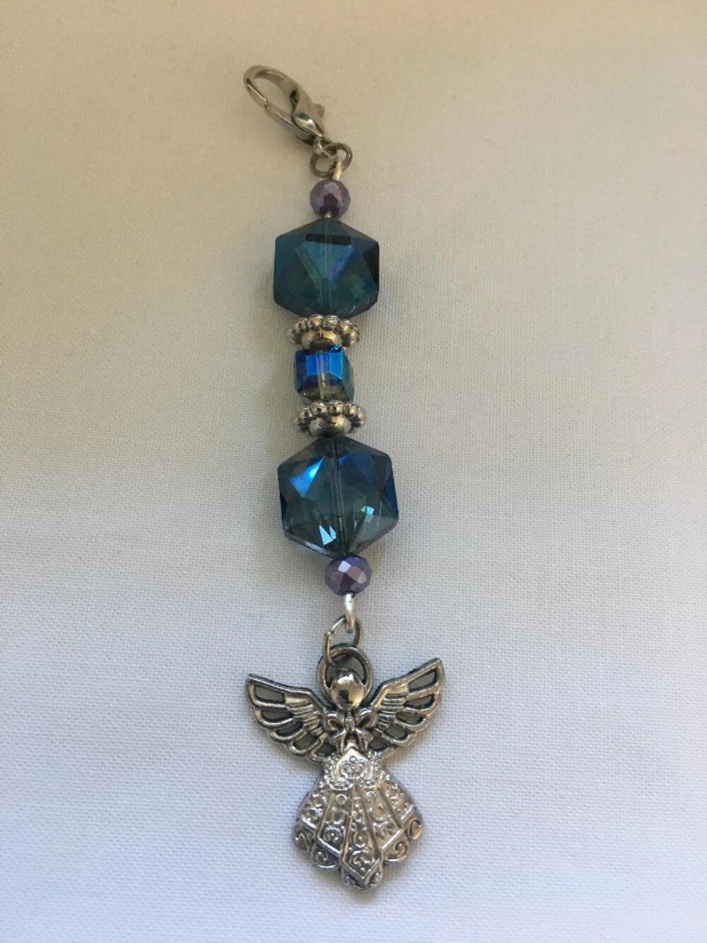 Blue Angel Clip Charm – Bag, Keychain, Planner Accessory